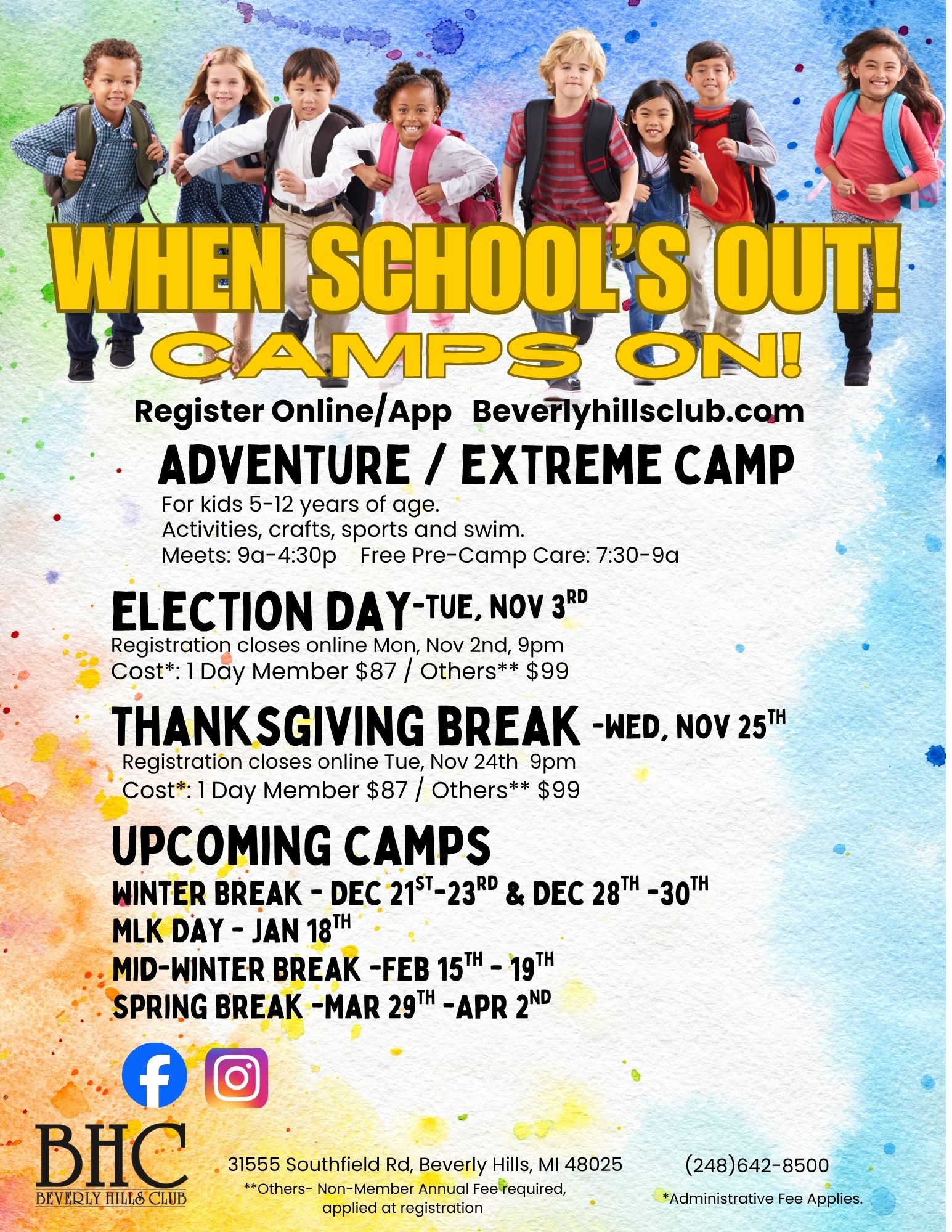 -schoolbreak camps 18x24 (8.5 x 11 in)